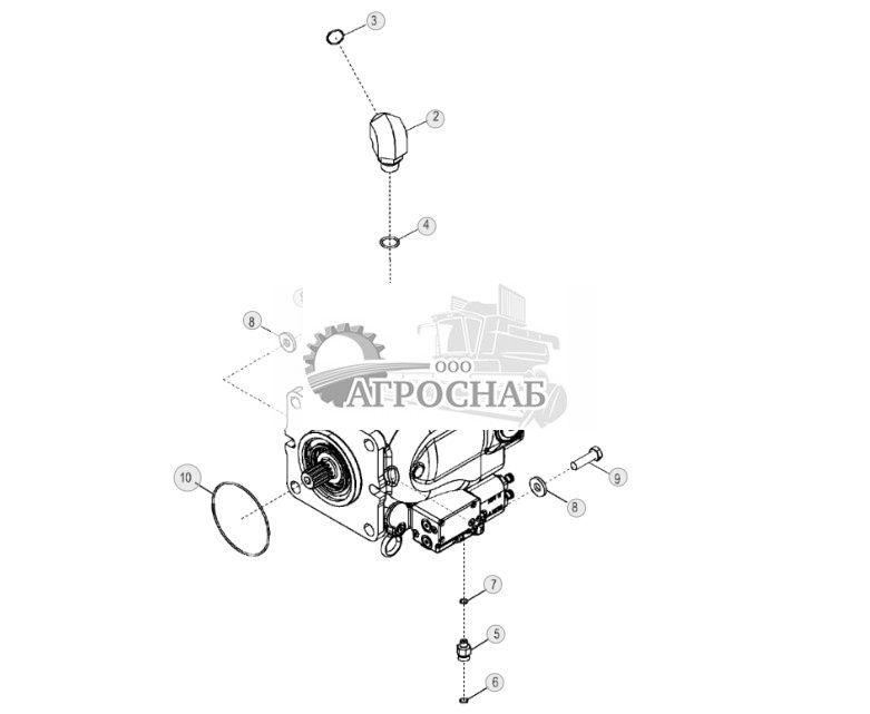 Гидронасос (высокого расхода) (208886 - 235260) - ST627744 399.jpg